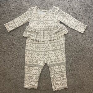 Kate Quinn Long Sleeve Ruffle Romper